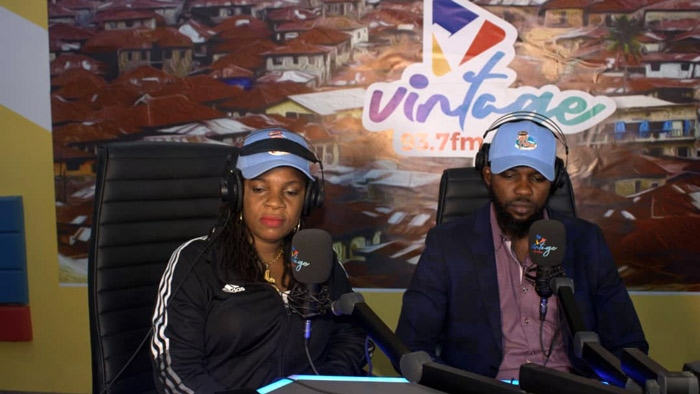Vintage 93.7 FM Live Studio